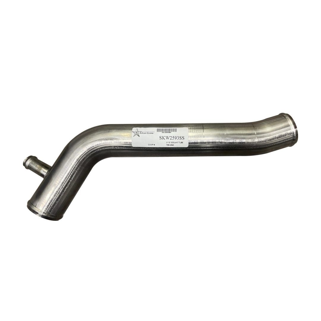 F66-2593 Stainless Steel Coolant Pipe for Kenworth Trucks - Image 1