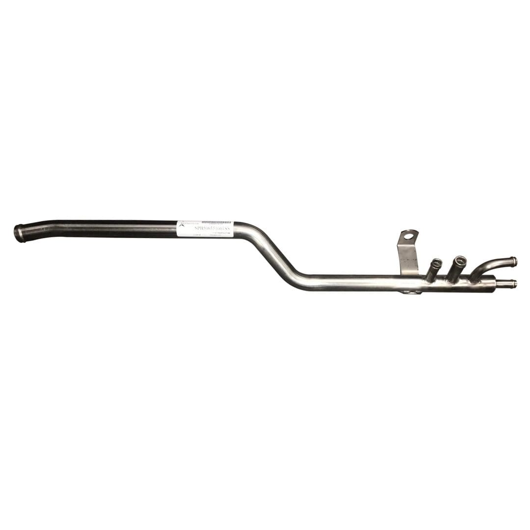 F50-6551-001 Stainless Steel Manifold Coolant Return Pipe for Peterbilt Trucks - Image 1