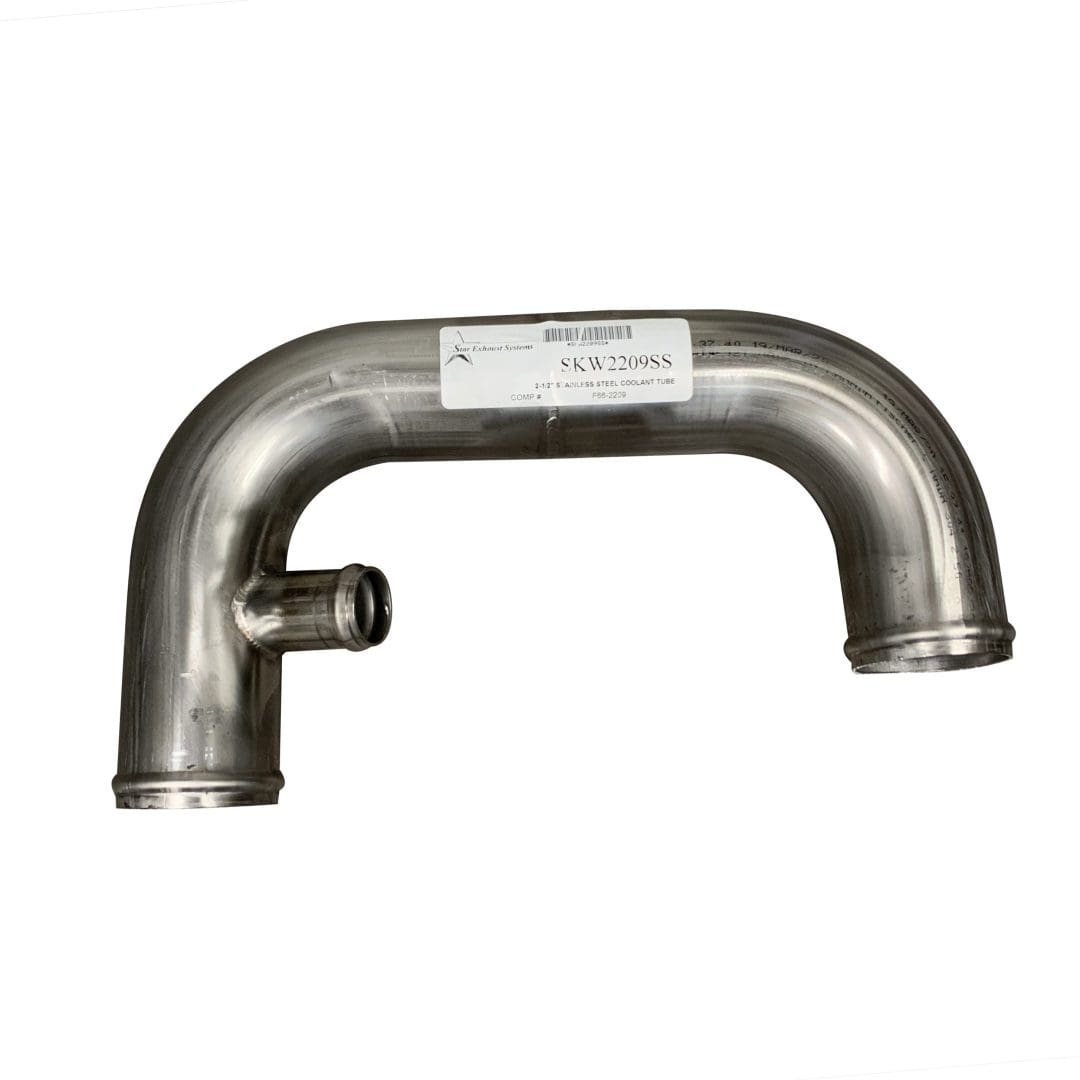 F66-2209 Stainless Steel Coolant Pipe for Kenworth Trucks - Image 1