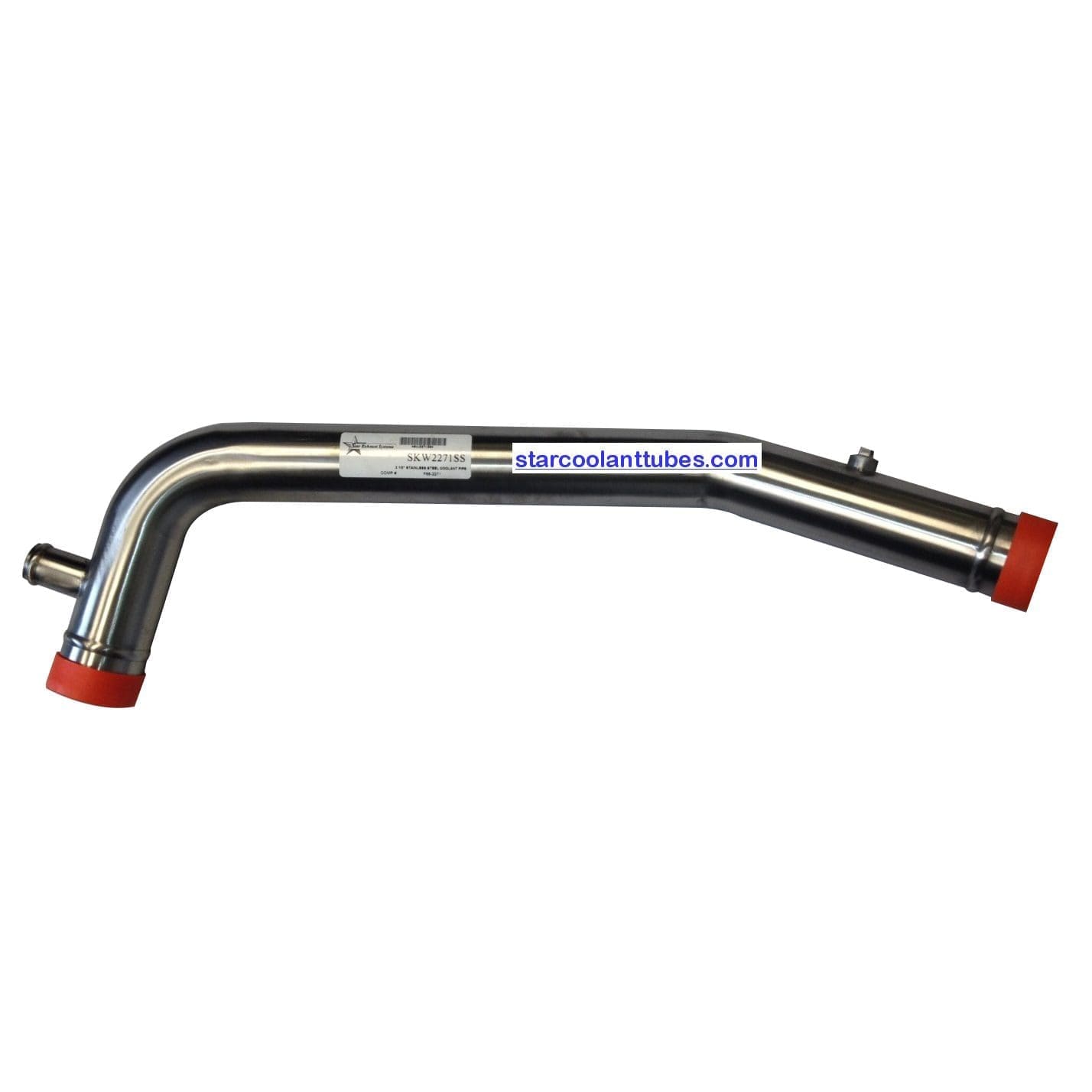 F66-2271 Stainless Steel Coolant Pipe for Kenworth Trucks - Image 1