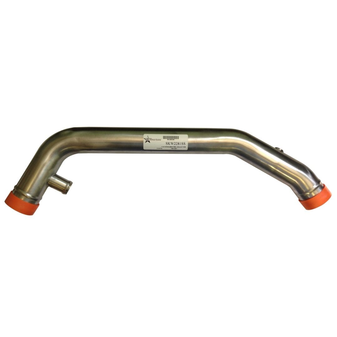 F66-2281 Stainless Steel Coolant Pipe for Kenworth Trucks - Image 1