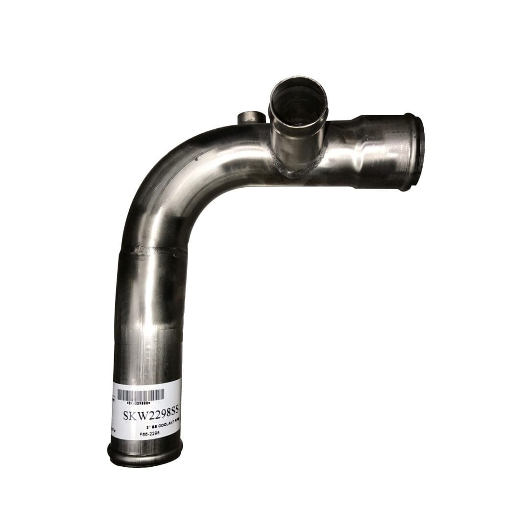 F66-2298 Stainless Steel Lower Coolant Pipe for Kenworth Trucks - Image 1