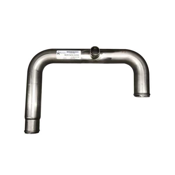 F66-2409-300 Stainless Steel Lower Coolant Pipe for Kenworth Trucks